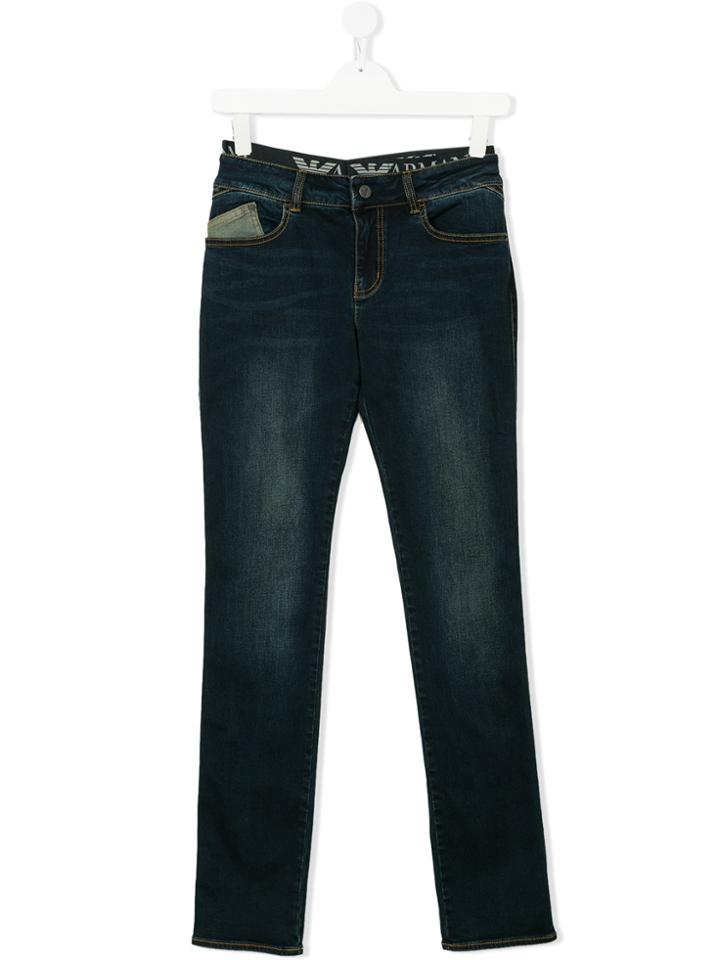 Armani Junior Teen Jeans - Blue