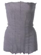Marc Le Bihan Strapless Top - Purple