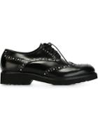 Cesare Paciotti Studded Lace-up Shoes, Women's, Size: 38, Black, Calf Leather/metal Other/glass/rubber
