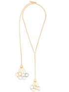 Jil Sander Hanging Ring Necklace - Metallic