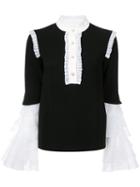 Macgraw - Sincerity Top - Women - Polyester/acetate - 8, Black, Polyester/acetate