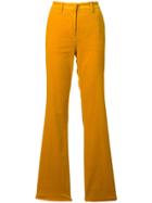 Etro Corduroy Flared Trousers - Yellow & Orange