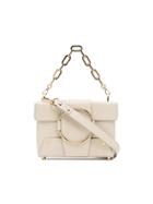 Yuzefi Nude Asher Leather Box Bag - Nude & Neutrals