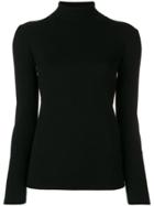 Liu Jo Turtleneck Fitted Sweater - Black