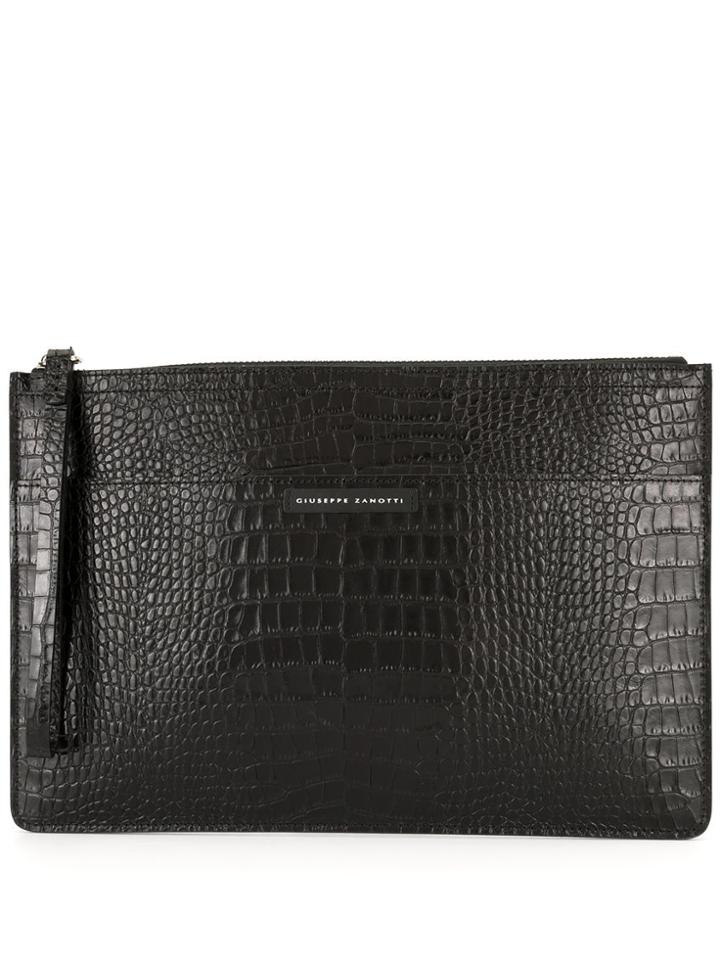 Giuseppe Zanotti Zanzaroun Clutch - Black