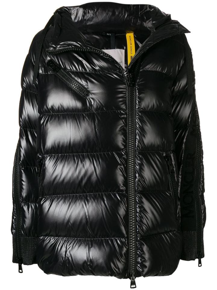 Moncler Liriope Shiny Puffer Jacket - Black