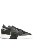 Philipp Plein Camouflage Sneakers - Black