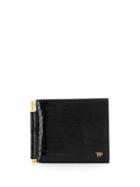 Tom Ford Tom Ford Ym231tt02 Blk Black 100% Lamb Leather (ovis Aries