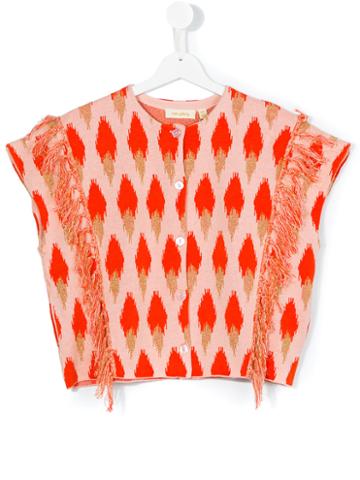 Soft Gallery Lorelei Poncho, Girl's, Size: 6 Yrs, Yellow/orange