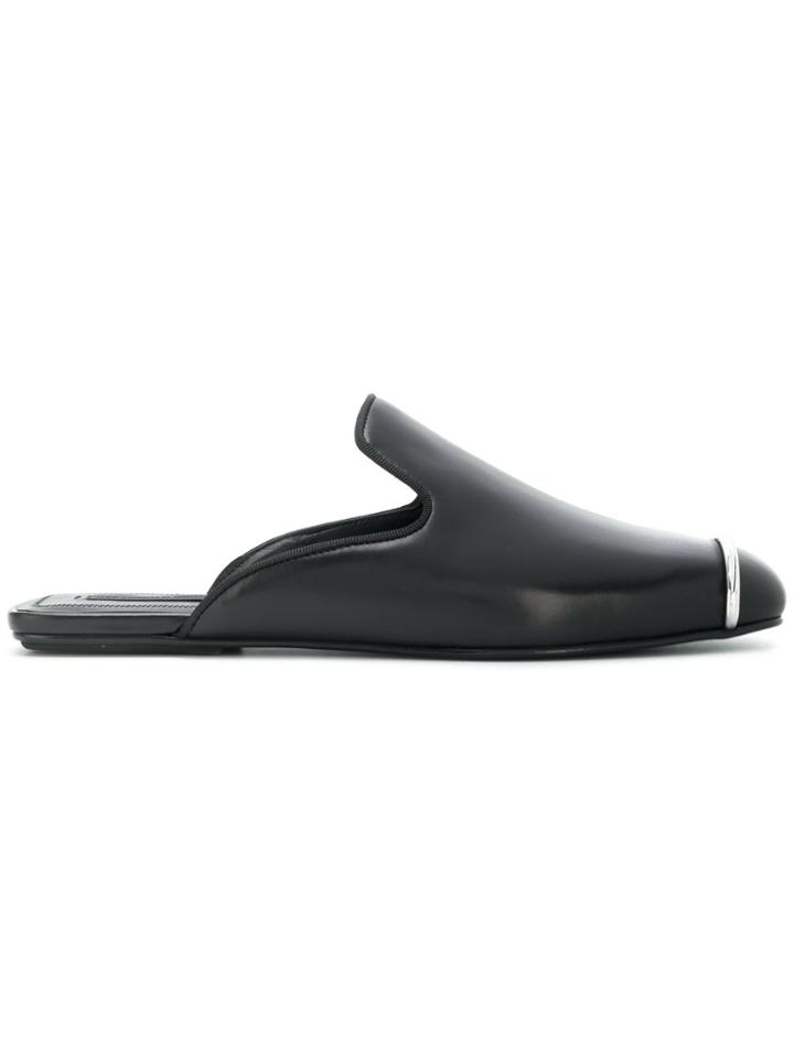 Alexander Wang Metal Bar Mules - Black