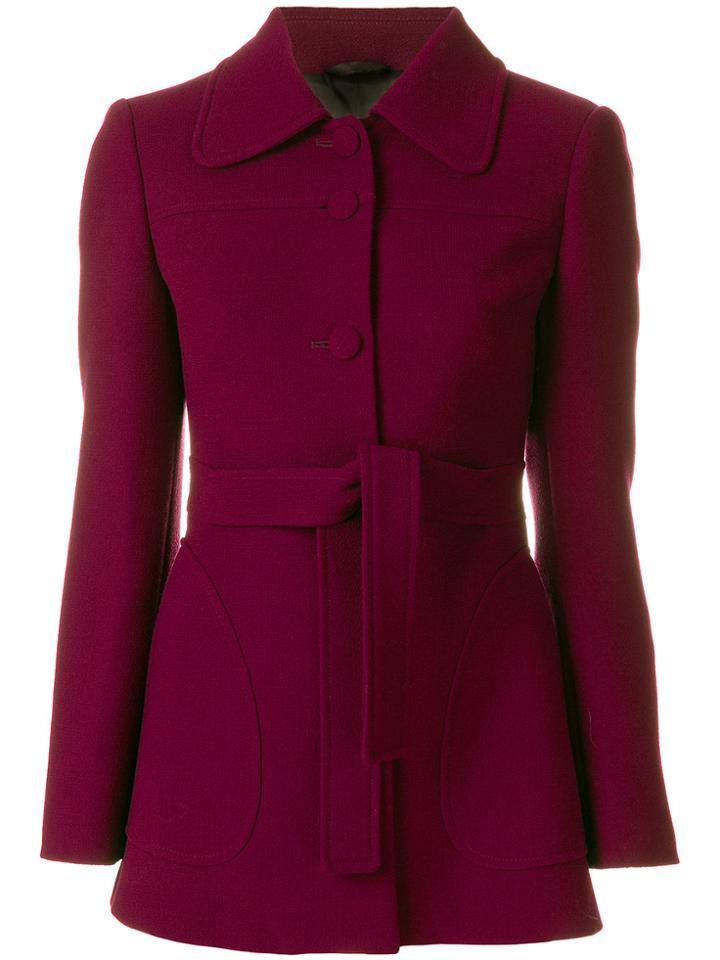 L'autre Chose Belted Blazer - Red