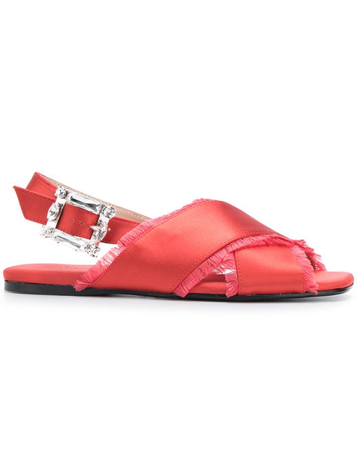 Anna Baiguera Ave Sandals - Red