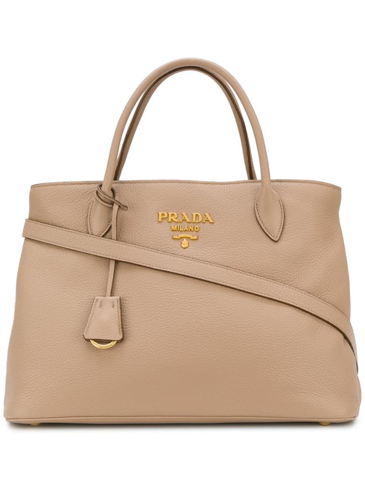 Prada Cameo Tote - Nude & Neutrals