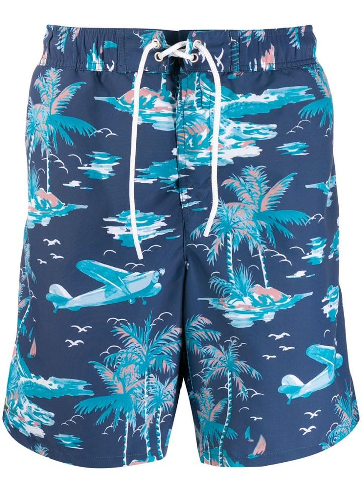 Lacoste Classic Swim Shorts - Blue