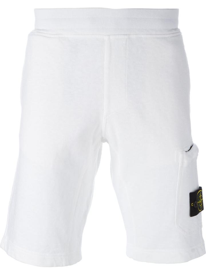 Stone Island Logo Pocket Bermuda Shorts