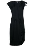 Facetasm Twisted Dress, Women's, Size: 00, Black, Polyester/polyurethane/rayon