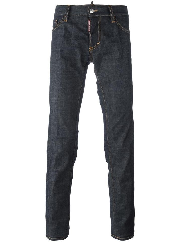 Dsquared2 Slim Jeans, Men's, Size: 56, Blue, Cotton/spandex/elastane