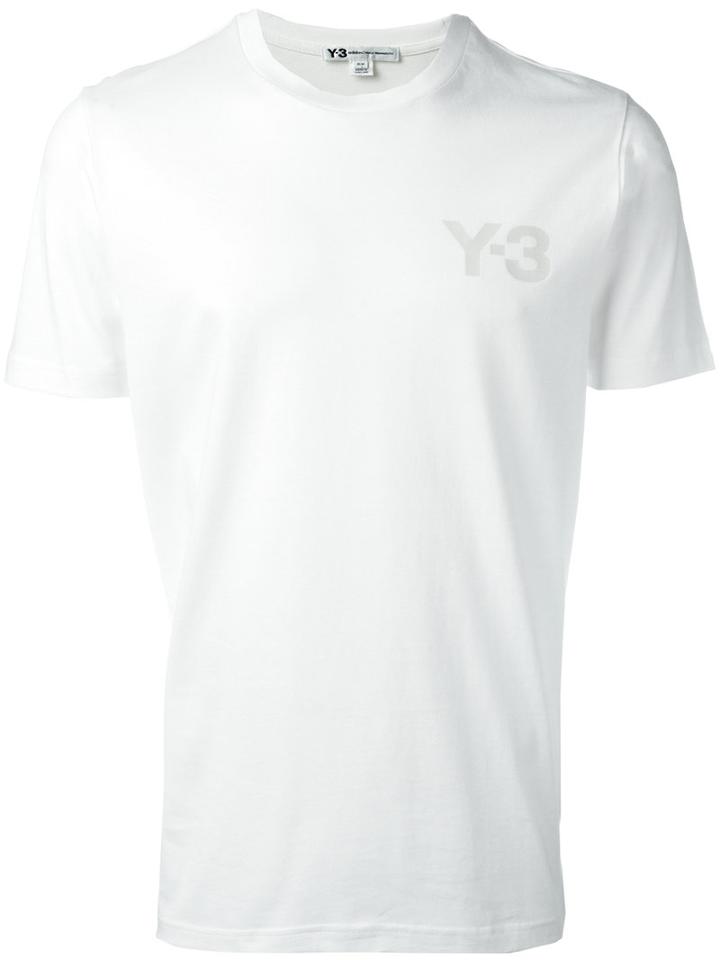 Y-3 - Logo Print T-shirt - Men - Cotton - Xl, White, Cotton
