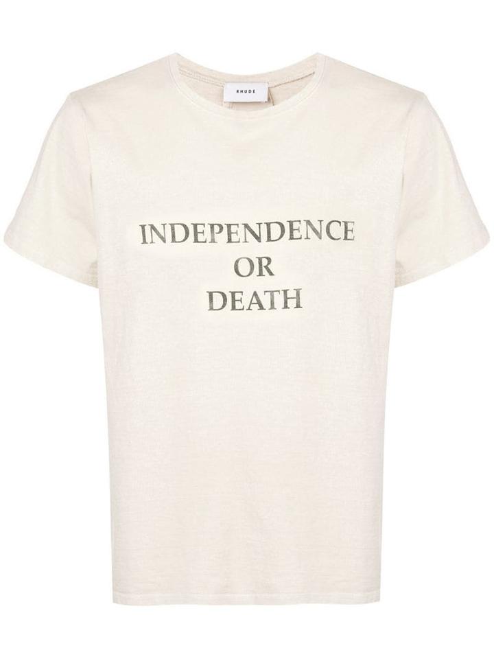 Rhude Gun Club T-shirt - Neutrals