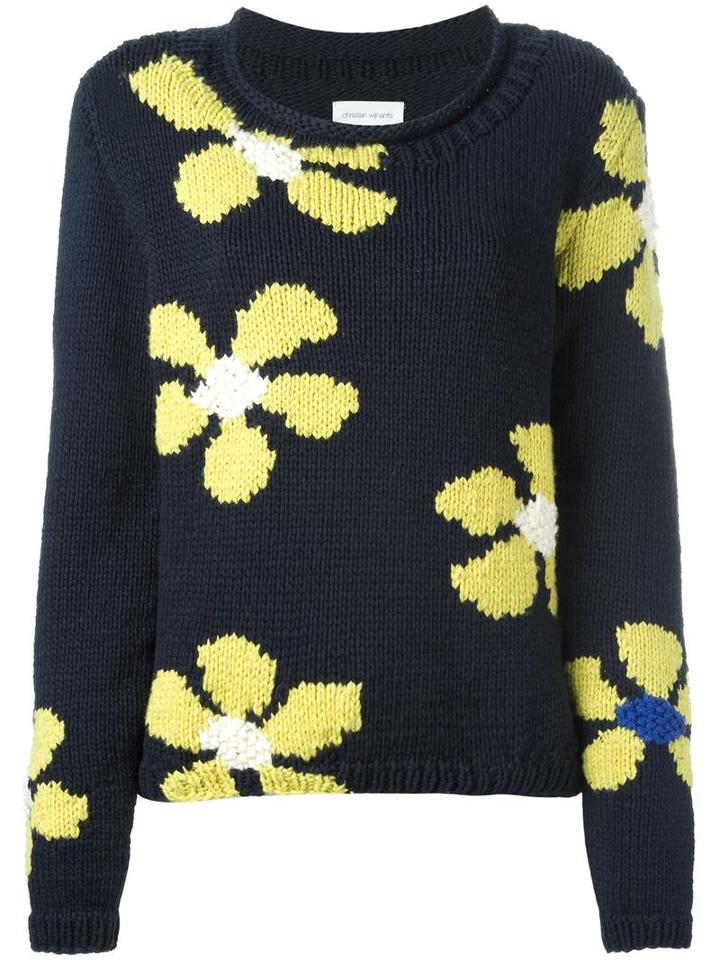 Christian Wijnants 'kandena' Jumper, Women's, Size: Medium, Blue, Polyamide/viscose/wool
