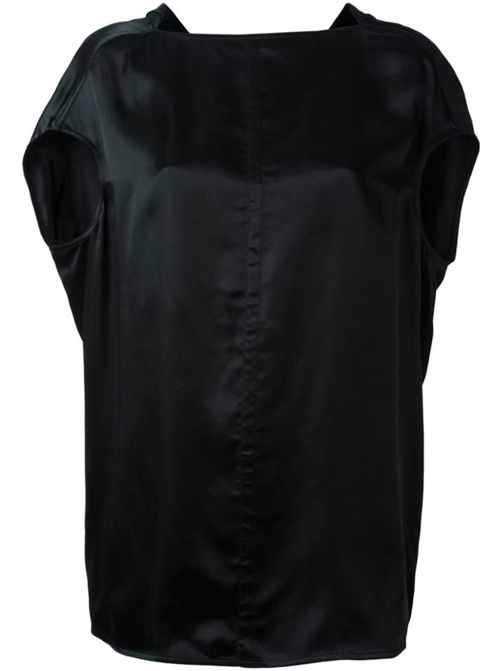 Rick Owens Square Neck Top - Black