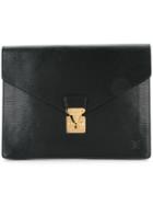 Louis Vuitton Vintage Epi Porte Document Handbag - Black