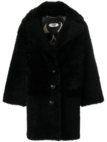 Pihakapi Skull Shearling Coat - Black
