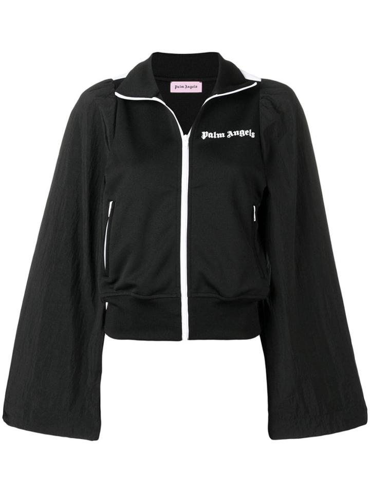 Palm Angels Wide Sleeves Track Jacket - Black