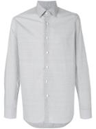 Prada Patterned Poplin Shirt - White