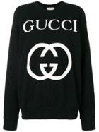 Gucci Front Print Sweatshirt - Black