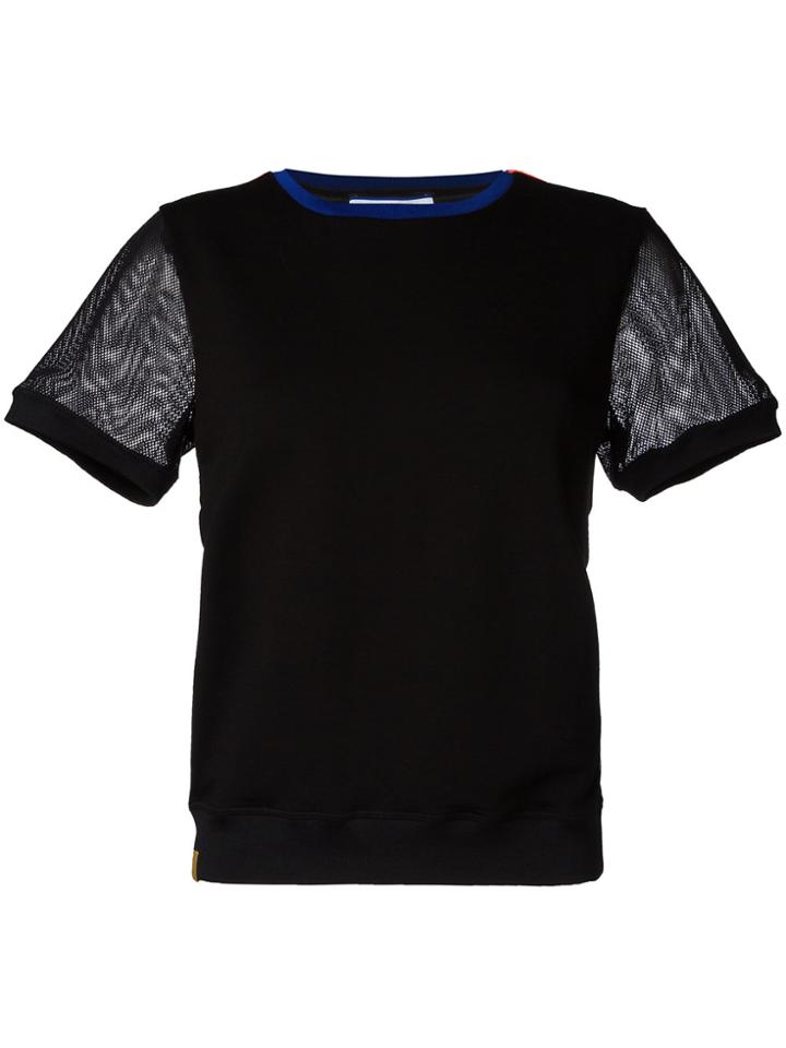 Monreal London Mesh Sweat T-shirt - Black