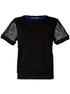 Monreal London Mesh Sweat T-shirt - Black