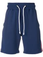 Gcds Stripe Detail Shorts - Blue