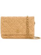 Chanel Vintage Quilted Wallet Chain Shoulder Bag - Metallic