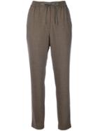 Le Tricot Perugia Drawstring Tie Track Pants - Green