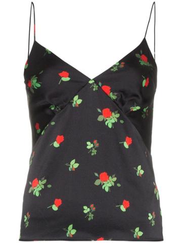 Bernadette Floral Print Cami - Black
