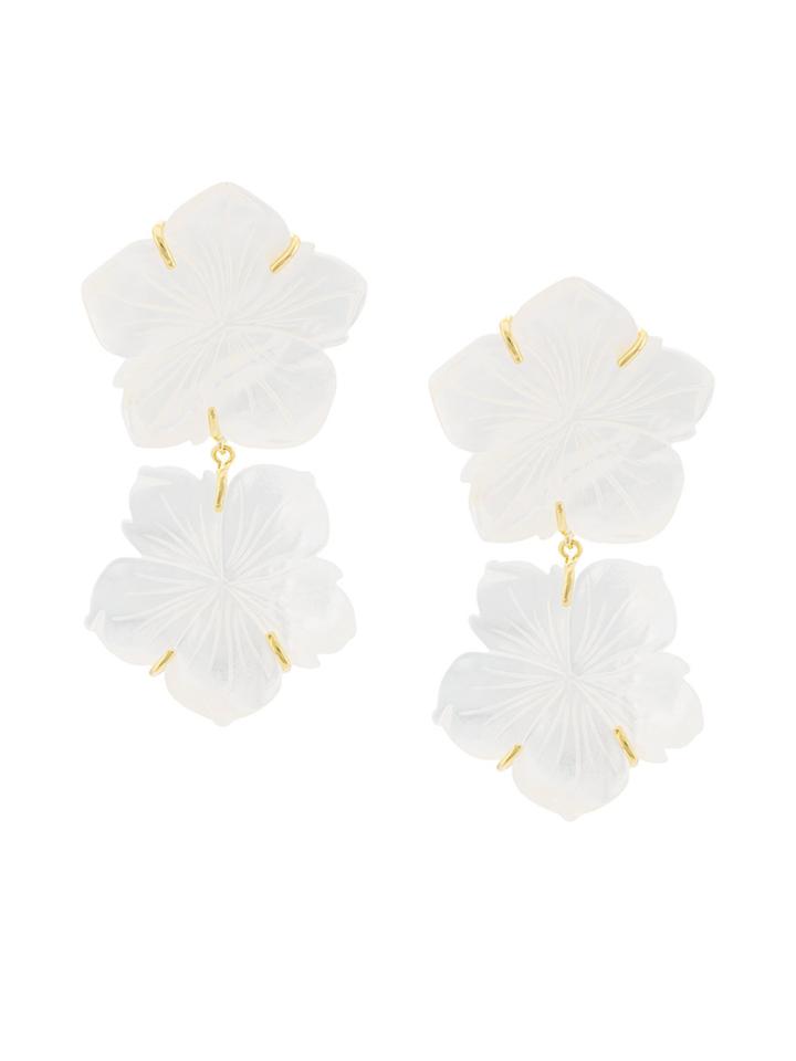 Lizzie Fortunato Jewels Reflection Earrings - White