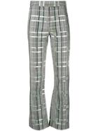 Rosie Assoulin Check Print Trousers - Grey