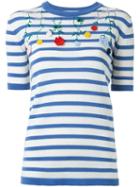Vivetta Floral Embroidery Knitted T-shirt