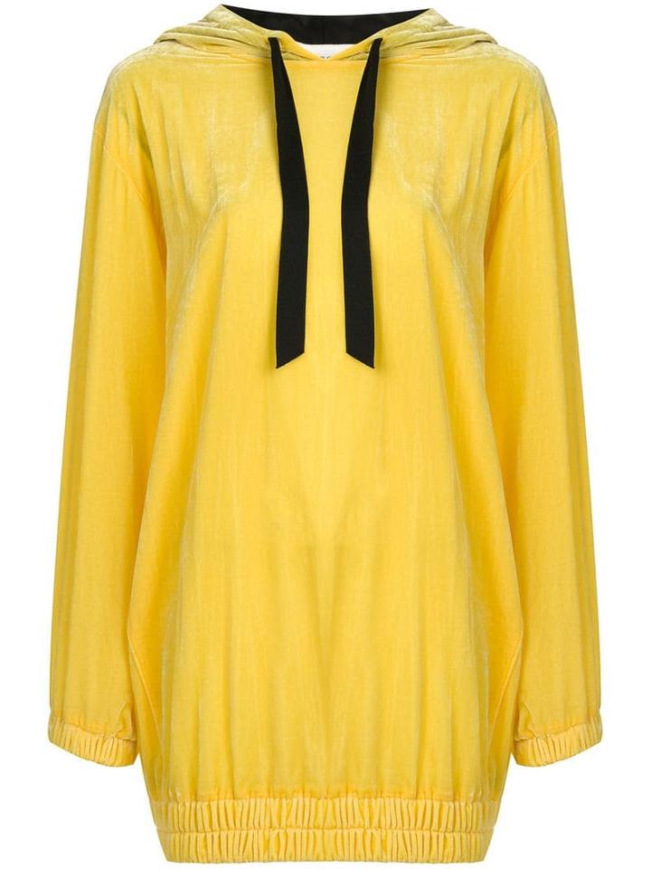 Philosophy Di Lorenzo Serafini Embroidered Logo Hoodie - Yellow