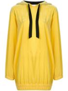 Philosophy Di Lorenzo Serafini Embroidered Logo Hoodie - Yellow