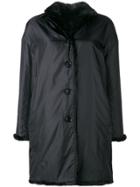 Aspesi Mid-length Raincoat - Black
