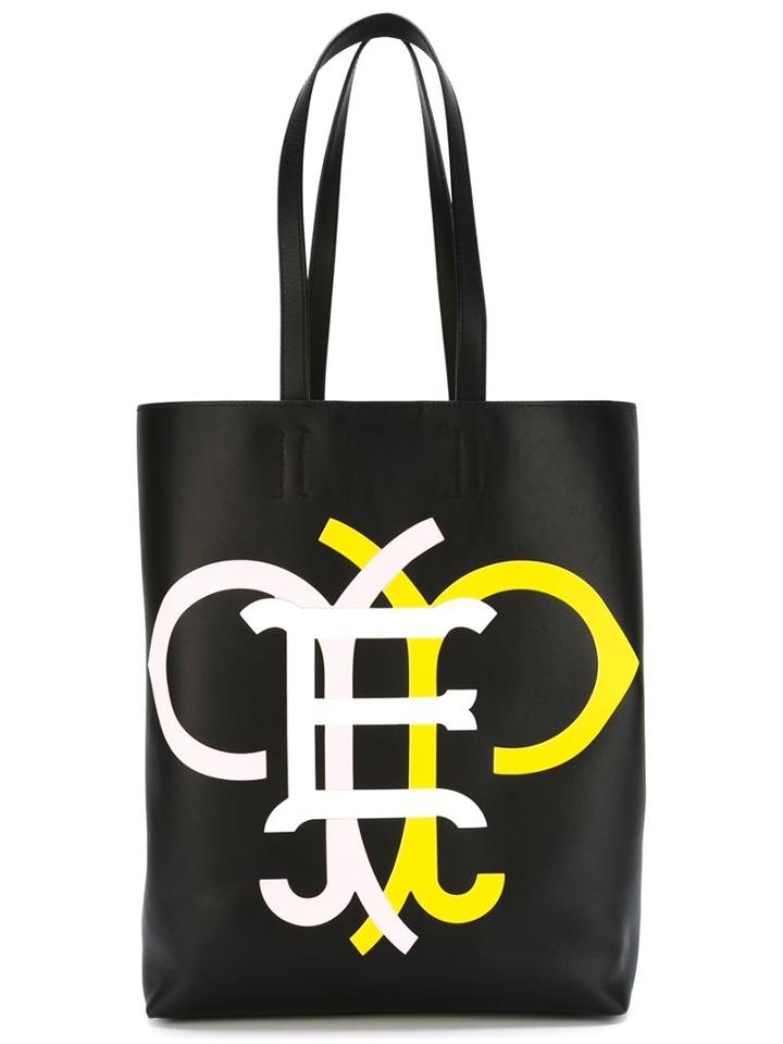 Emilio Pucci Logo Print Tote, Women's, Black