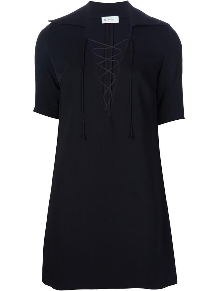 Beau Souci Lace Up Dress
