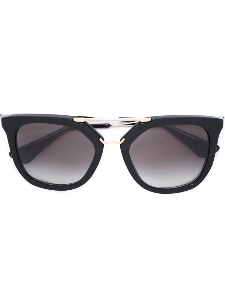 Prada Eyewear Cinéma Sunglasses, Women's, Black, Acetate