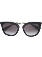Prada Eyewear Cinéma Sunglasses, Women's, Black, Acetate