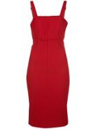 Cinq A Sept Fitted Dakota Dress - Red