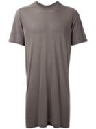 Rick Owens - Long T-shirt - Men - Silk/viscose - Xs, Nude/neutrals, Silk/viscose