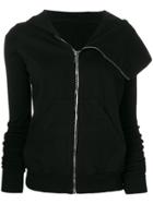 Rick Owens Drkshdw Asymmetric Zip Jumper - Black