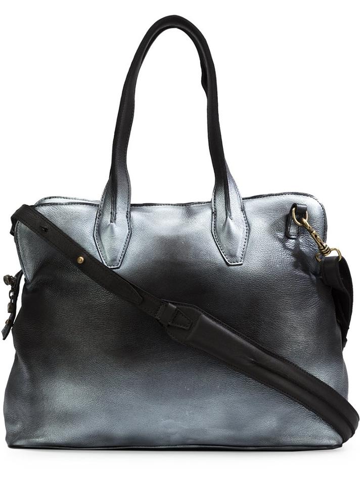 Officine Creative Large Metallic Tote, Women's, Black